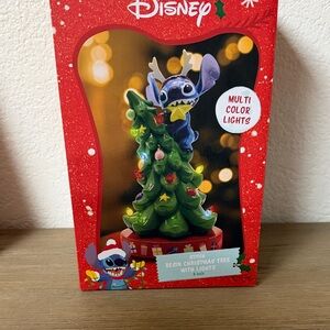 NWT Disney Stitch Christmas Tree with Multi-Color Lights